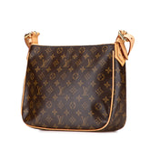 ルイ ヴィトン モノグラム ハドソンGM ショルダーバッグ M40045 ブラウン PVC レザー レディース LOUIS VUITTON 【中古】